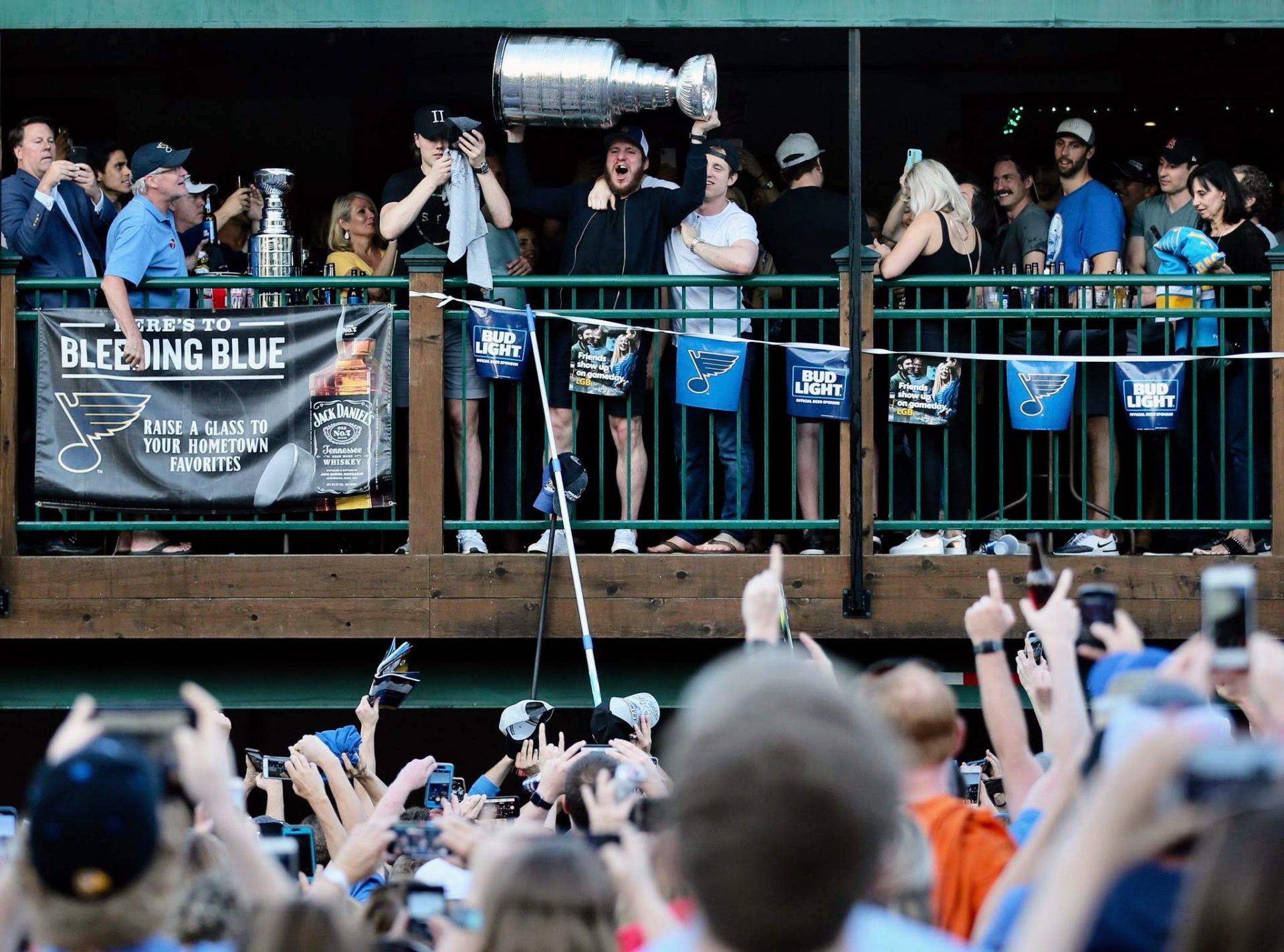 Hoisting the Cup